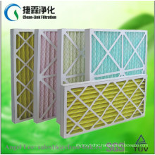 White Paper Frame Pleated Filter Mesh